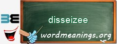 WordMeaning blackboard for disseizee